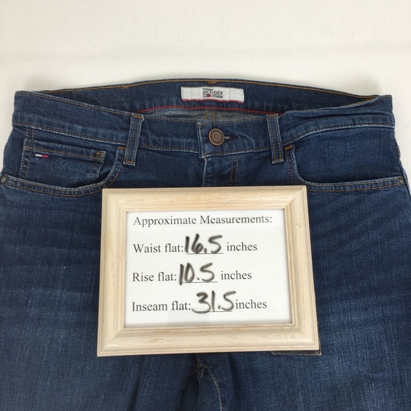 Tommy Hilfiger Straight Leg Jeans Mens Size 32x32 Blue Denim - Picture 11 of 12